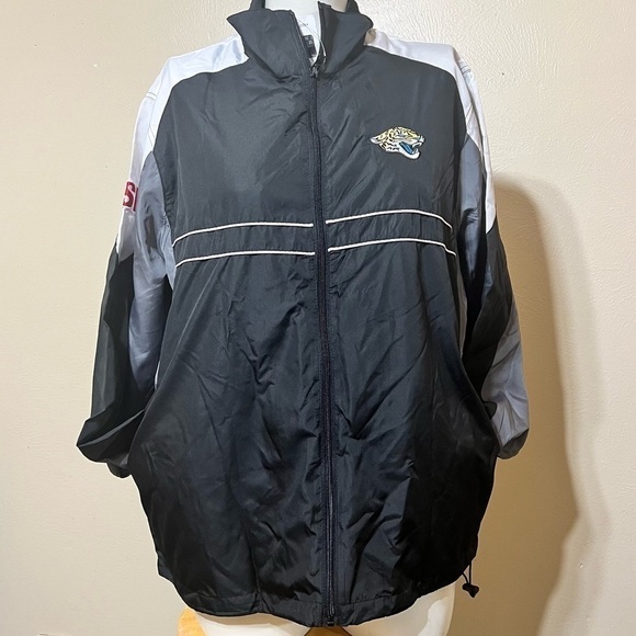 DUNBROOKE Jacksonville Jaguars licensed NFL apparel Windbreaker Jacket Large NWT - Picture 1 of 14